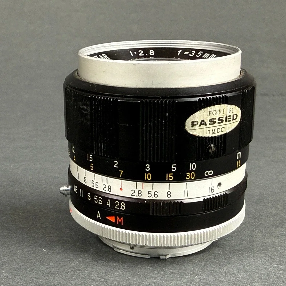 Auto Super-Lentar 35mm f/2.8 Lens Minolta SR Mount Japan H670577